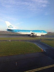 KLM 747 AMS