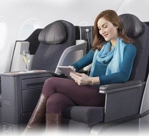 american airlines business class seat