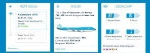KLM flight facts