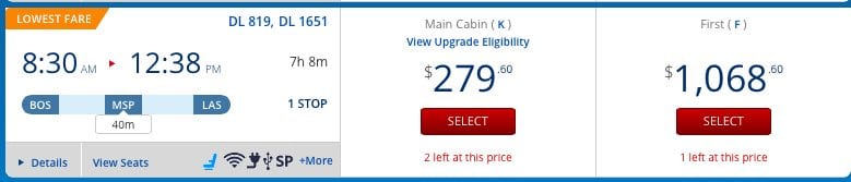Price for my optimal flight to change to