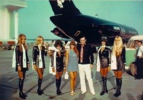 Playboy Airline Hare Force One Hugh Hefner