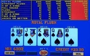 Best place to play video poker