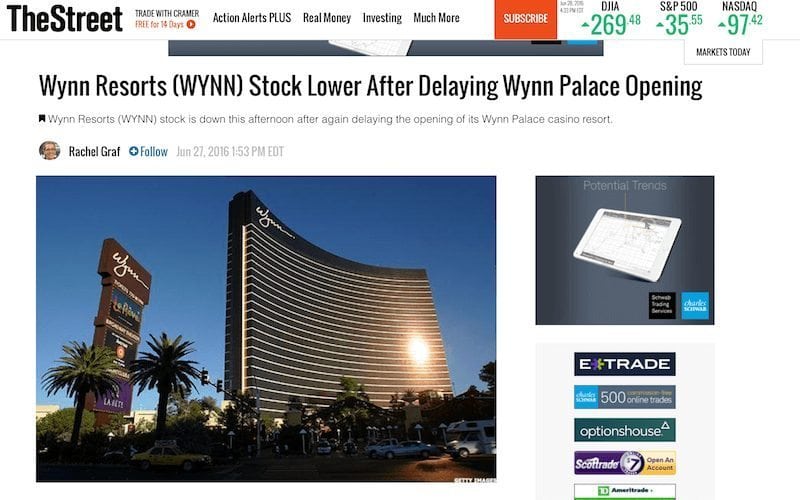 Wynn Palace Puts Off Her Debutante Ball...Again.