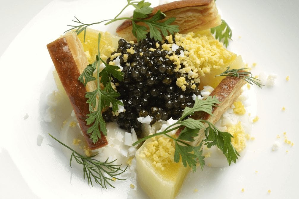 Caviar Service First Class