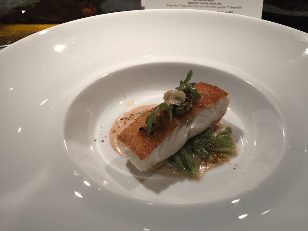 Joel Robuchon Sea Bass - Porcini Cream