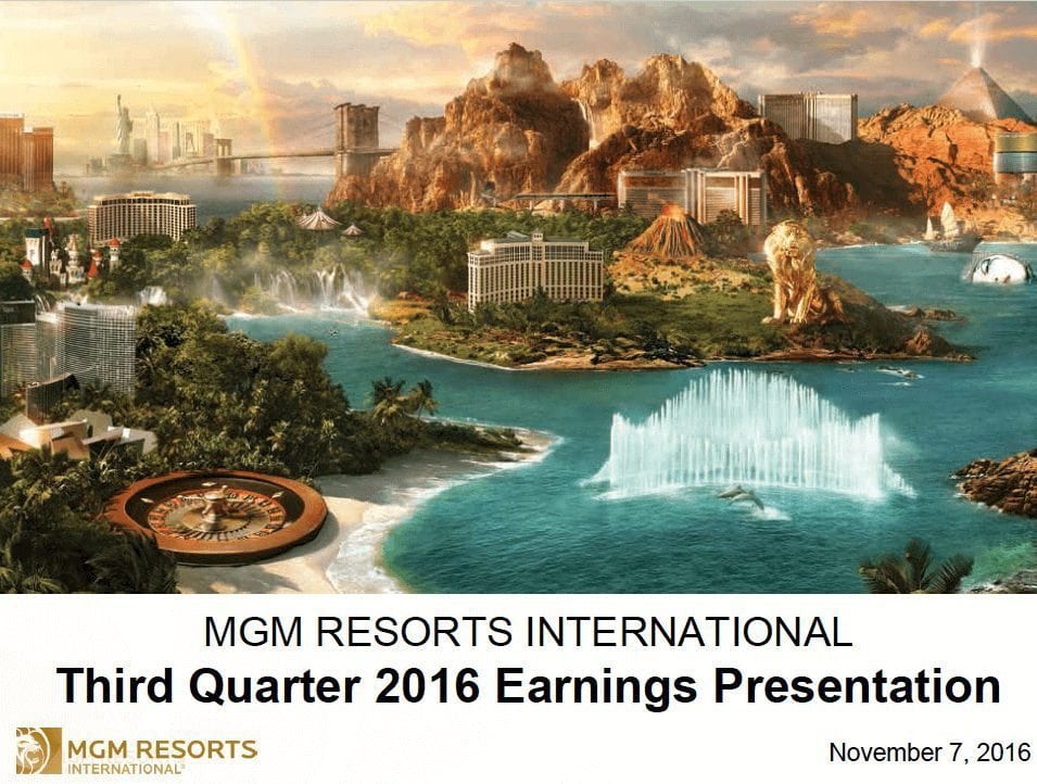 What MGM Resorts 3rd Quarter Earnings Means To You