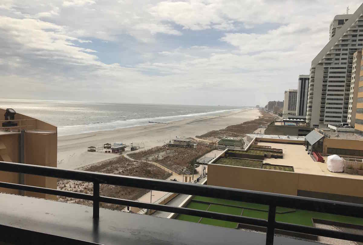 View from Tropicana Atlantic City