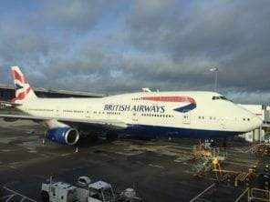 British Airways BA 747 at LHR