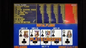 Video Poker Royal Flush