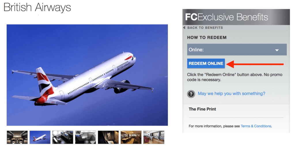 FoundersCard British Airways Benefit | British Airways Discount