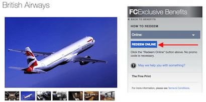 FoundersCard British Airways Discount Benefit - SAVE $$