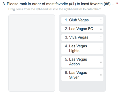 Name The Las Vegas Soccer Team