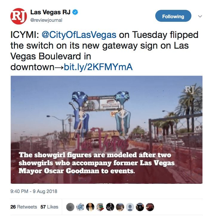 Gateway to Downtown Las Vegas
