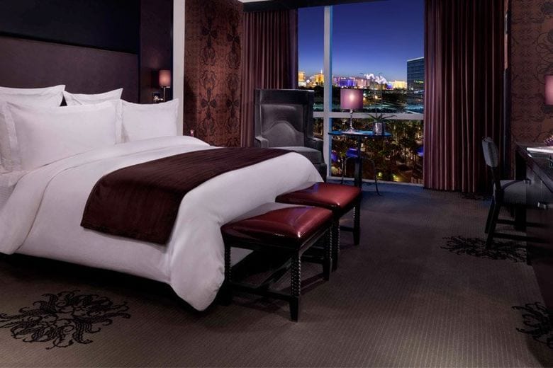 Rendering of Virgin Hotels Las Vegas room
