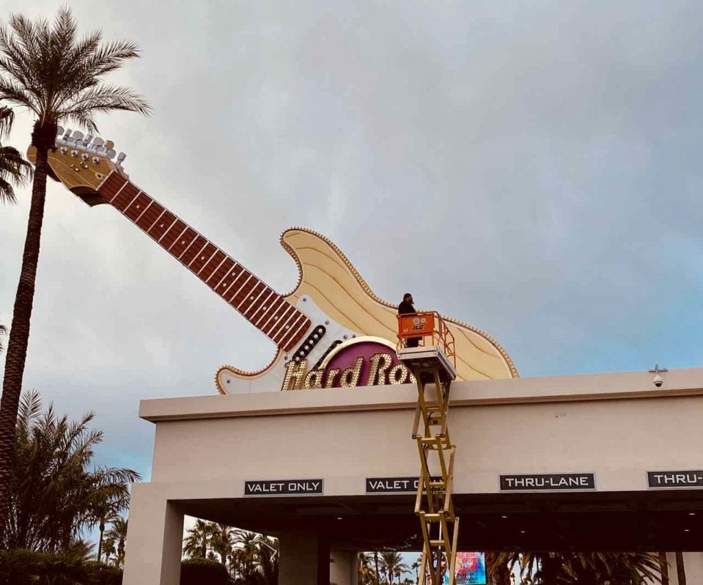 Hard Rock Vegas Entrance Guitar