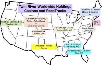 Twin River WorldWide Holdings Casinos Racetracks