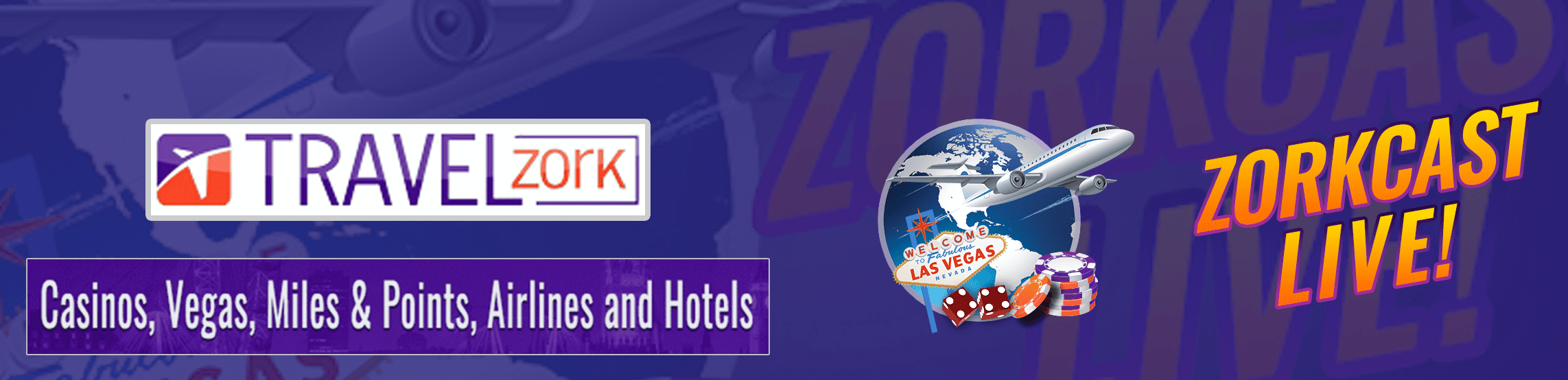 ZorkCast Live YouTube. powered by TravelZork