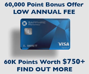 Best Credit Card Bonus | Chase Sapphire Preferred 60k Bonus | 60,000 point credit card bonus
