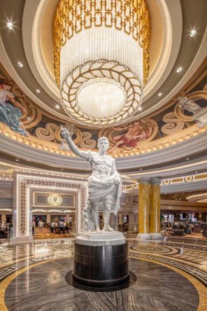 Caesars Palace Las Vegas Renovation - Main Entrance Statue
