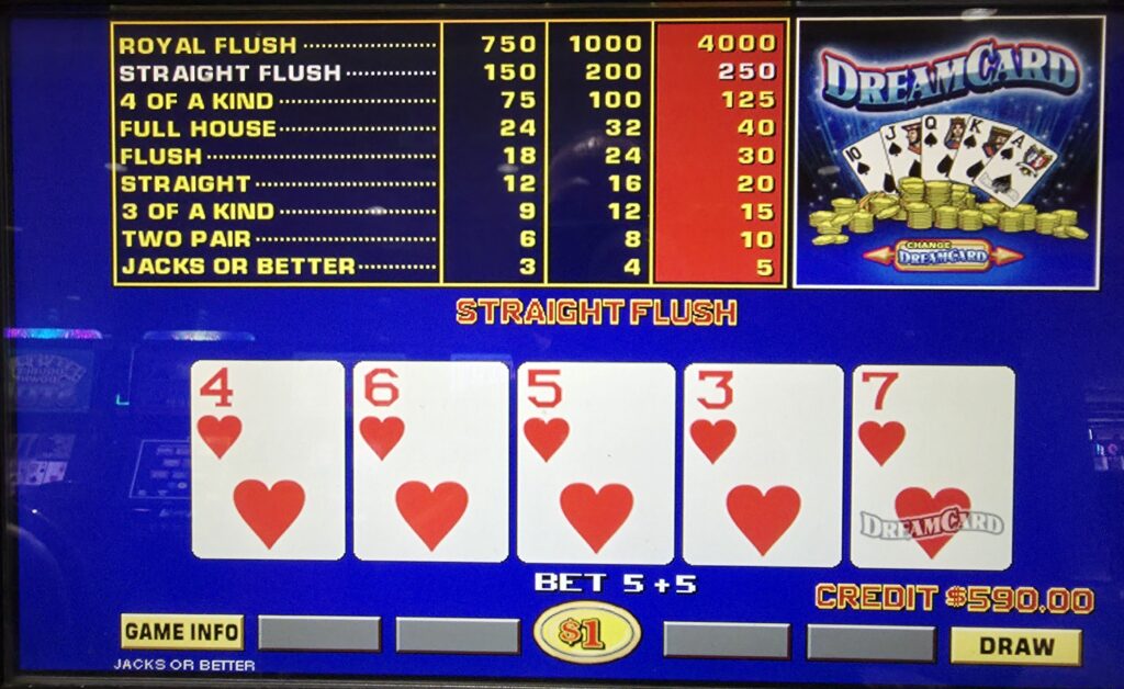 DreamCard Video Poker