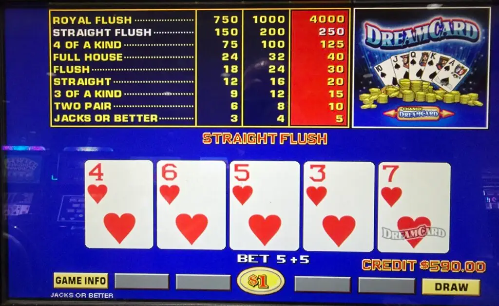 DreamCard Video Poker