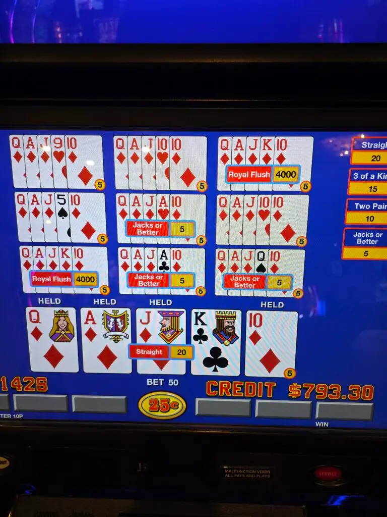 Multi-play Video Poker
